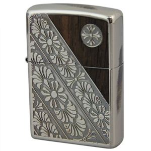 ZIPPO（ジッポ） Renaissance Textile＆Cross RTC-C 銀鏡面イブシ＆エッチング lightecrtcc シルバー