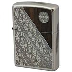 ZIPPO（ジッポ） Renaissance Textile＆Cross RTC-C 銀鏡面イブシ＆エッチング lightecrtcc シルバー