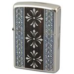 ZIPPO（ジッポ） Renaissance Textile＆Cross RTC-D 銀鏡面イブシ＆エッチング lightecrtcd シルバー