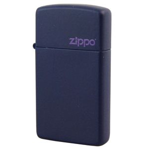 ZIPPO（ジッポ） スリムサイズ マットカラーシリーズ ネイビーマット 010ZIPPO 1639zl