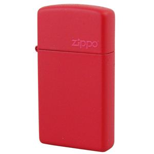 ZIPPO（ジッポ） スリムサイズ マットカラーシリーズ レッドマット 011ZIPPO 1633zl