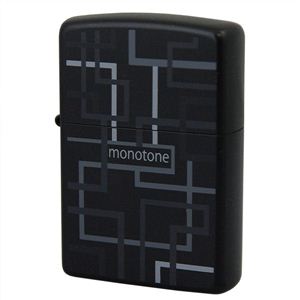 ZIPPO（ジッポ） #200レギュラー モノトーン ブラック（A） MT-BK 057ZIPPO mtbk