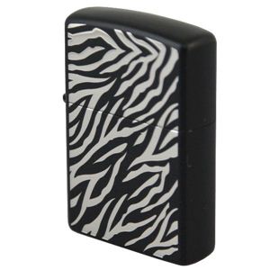 ZIPPO（ジッポ） #200レギュラー アニマルプラネット ゼブラ シルバー 059ZIPPO zsibm
