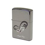 ZIPPO（ジッポ） ハートウイングメタリックブラック加工 104ZIPPO hwbn