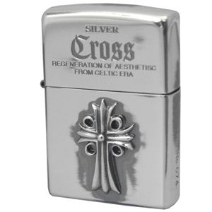 ZIPPO（ジッポ） クロスメタル 銀イブシF 142ZIPPO crsf