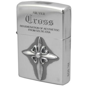 ZIPPO（ジッポ） クロスメタル 銀イブシL 146ZIPPO crsl