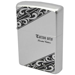 ZIPPO（ジッポ） TATOO柄 エッチング銀ミラー 150ZIPPO tatoospbk1