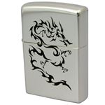 ZIPPO（ジッポ） ドラゴン柄 エッチング銀ミラー5 161ZIPPO dragonspbk5