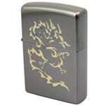 ZIPPO（ジッポ） ドラゴン柄 エッチングブラックニッケル5 162ZIPPO dragonbkg5