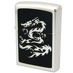 ZIPPO（ジッポ） ドラゴン柄 エッチング銀ミラー6 163ZIPPO dragonbksp6