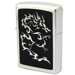 ZIPPO（ジッポ） ドラゴン柄 エッチング銀ミラー7 164ZIPPO dragonbksp7