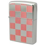 ZIPPO（ジッポ） チェック柄レッド 両面加工 171ZIPPO 20chered