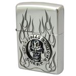ZIPPO（ジッポ） スカルスピリッツ 銀イブシ フレイムデザイン 184ZIPPO 20ssmfsv