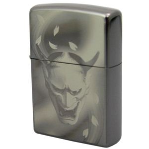 ZIPPO（ジッポ） 和柄シリーズIII 般若 ブラックニッケル 194ZIPPO hnbk