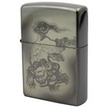 ZIPPO（ジッポ） 和柄シリーズIII 荒獅子 ブラックニッケル 195ZIPPO asbk