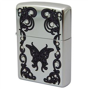 ZIPPO（ジッポ） アゲハ 銀ミラー 197ZIPPO aghsp