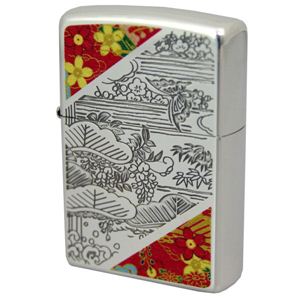 ZIPPO（ジッポ） 和柄カラクリデザイン 花蝶風月 203ZIPPO kfsi