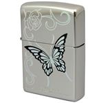 ZIPPO（ジッポ） レインボーバタフライ ニッケルミラー 205ZIPPO rb1nm