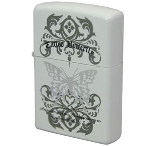 ZIPPO（ジッポ） レインボーバタフライ ホワイトパール 207ZIPPO twpw
