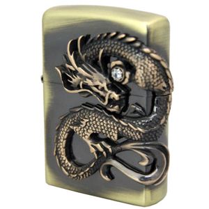 ZIPPO（ジッポ） 龍サイドメタル 真鍮古美 217ZIPPO dsbs