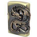 ZIPPO（ジッポ） 龍サイドメタル 真鍮古美 217ZIPPO dsbs