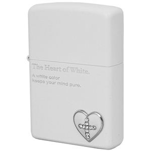 ZIPPO（ジッポ） ハートオブカラー マットカラー ホワイト 224ZIPPO hcmwh