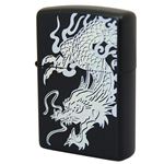 ZIPPO（ジッポ） 和柄レインボー 龍 ブラックマット 227ZIPPO rlbm