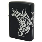 ZIPPO（ジッポ） タトゥーインザダーク バタフライ イオンブラックマット 233ZIPPO bfbkm