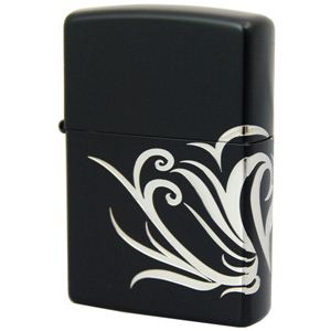 ZIPPO（ジッポ） タトゥーインザダーク ハート イオンブラックマット 235ZIPPO htbkm
