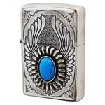 ZIPPO（ジッポ） ターコイズメタルA 銀イブシ