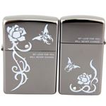 ペアZIPPO トゥルーロマンスホワイトペア <レギュラータイプとスリムタイプ> TW-BNi