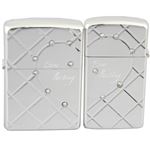 ペアZIPPO ハートオブグラス <レギュラータイプとスリムタイプ> HG-SP