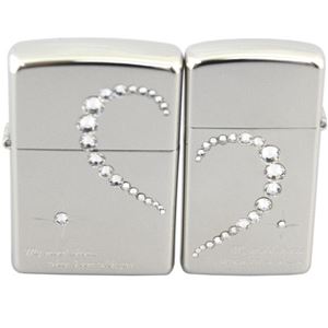 ペアZIPPO マジカルトリックペア ダブルハート <レギュラータイプとスリムタイプ> MMWH-NIP