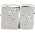 ペアZIPPO マジカルトリックペア ダブルハート <レギュラータイプとスリムタイプ> MMWH-NIP