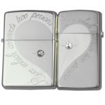ペアZIPPO ロマンティックハートペア <レギュラータイプとスリムタイプ> RHPR-SSP