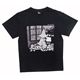 ムーミン ユニセックスTシャツ スナフキンブラック - 縮小画像1