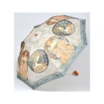 NEW名画シリーズ　折り畳み傘【ミュシャ裏窓】【2本セット】