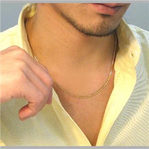 18金 6面ダブルキヘイ 10g、50cm - 拡大画像