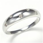 K10 ������5��0.03ct �ɥåȥ�� �ۥ磻�ȥ������ 17��
