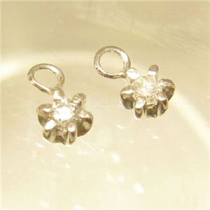 Pt（プラチナ） ダイヤチャーム タイプE - 拡大画像