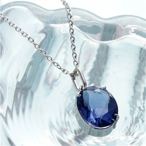 天然カラーチェンジ フローライト5ct ペンダント チェーン長さ40cm - 拡大画像