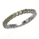 リバーシブル エタニティーリング ペリドット 7号