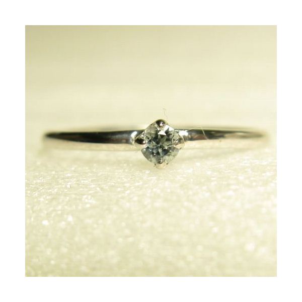 かさねづけも1本付けも出来るSVジュエルリング アクアマリン 9号f00