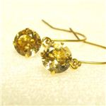 金運K10ジュエルピアス スイングタイプ