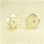 K14バラジュエルピアス 白蝶貝