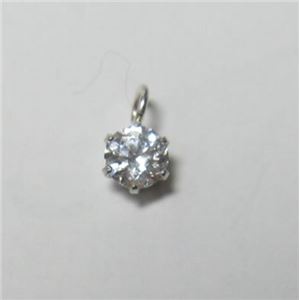 プラチナ Iクラスダイヤモンドペンダント/ネックレス0.1ct (K10WGチェーン) 商品写真2