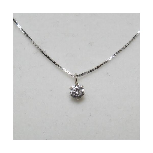 プラチナ Iクラスダイヤモンドペンダント/ネックレス0.1ct (プラチナチェーン)f00