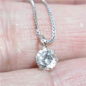 プラチナ Iクラスダイヤモンドペンダント/ネックレス0.1ct (プラチナチェーン) 商品写真2