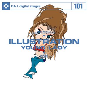 ʐ^f DAJ101 ILLUSTRATION  YOUNG LADY yCXgV[Y`OK[z