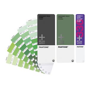 【色見本帳・カラーチャート】 PANTONE（パントン） デザイナーフィールドガイド コート紙・上質紙＆新色補充版セット 1677色